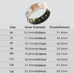 Liiic Labs Smart Ring, Butterfly Floral Bluetooth Health Tracker for Women - Image 7