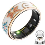 Liiic Labs Smart Ring, Butterfly Floral Bluetooth Health Tracker for Women
