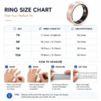 Liiic Labs V6 Bluetooth Smart Ring Health Tracker for Women - Image 6