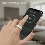 Liiic Labs Retro Bluetooth Smart Ring Health Tracker for Women - Image 9